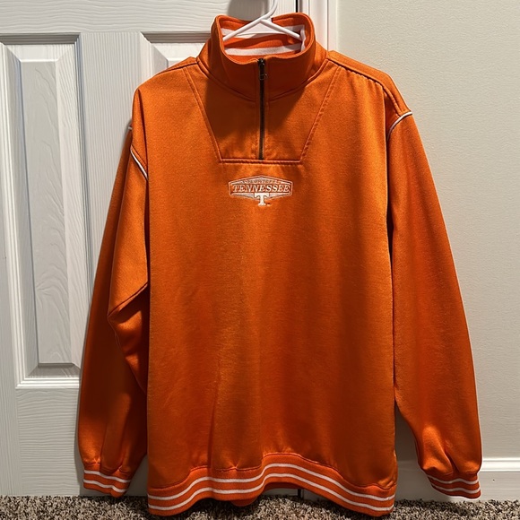 Pro Player VTG RETRO Tennessee Volunteers Stitch Spellout 1/4 Zip Pullover Large - Picture 2 of 13